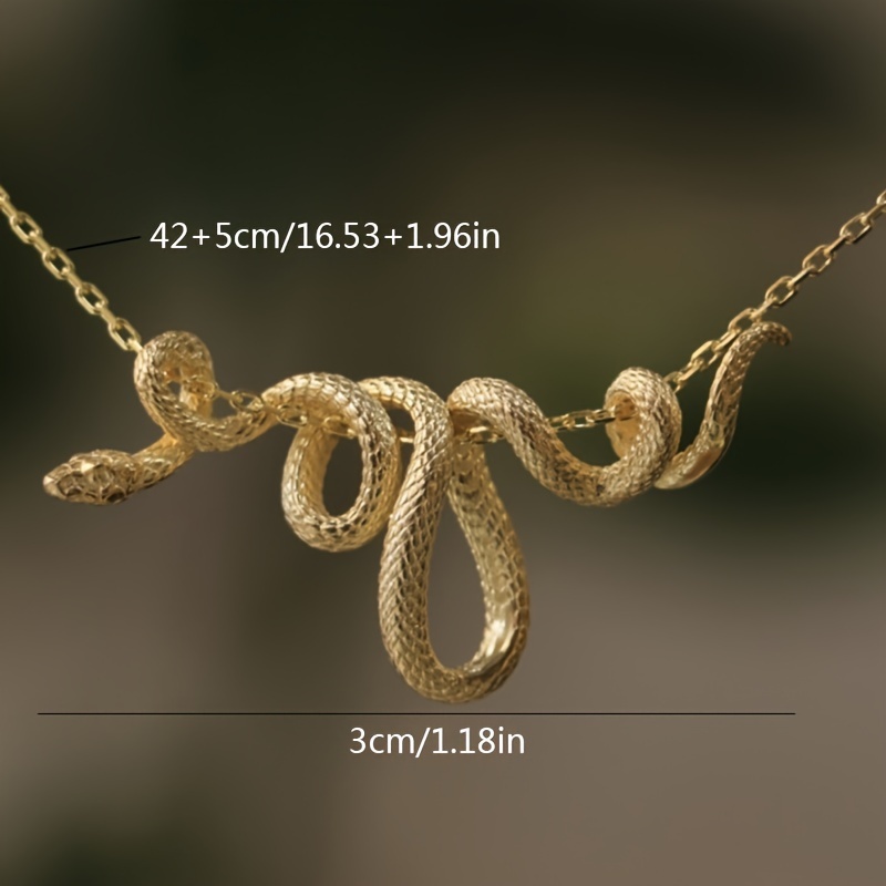 Sexy Twisted Snake Necklace — Minimalist Pendant